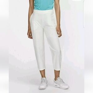 Nike White Cropped Women's Flex Golf Pants NEW NWT